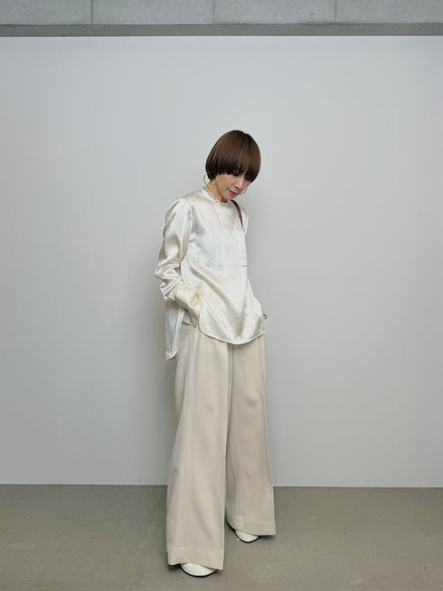 plain satin shirt